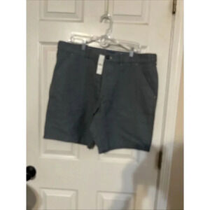 J Crew Shorts Mens 36 Gray Flex Chino Flat Front 9" Inseam Re-Imagined New